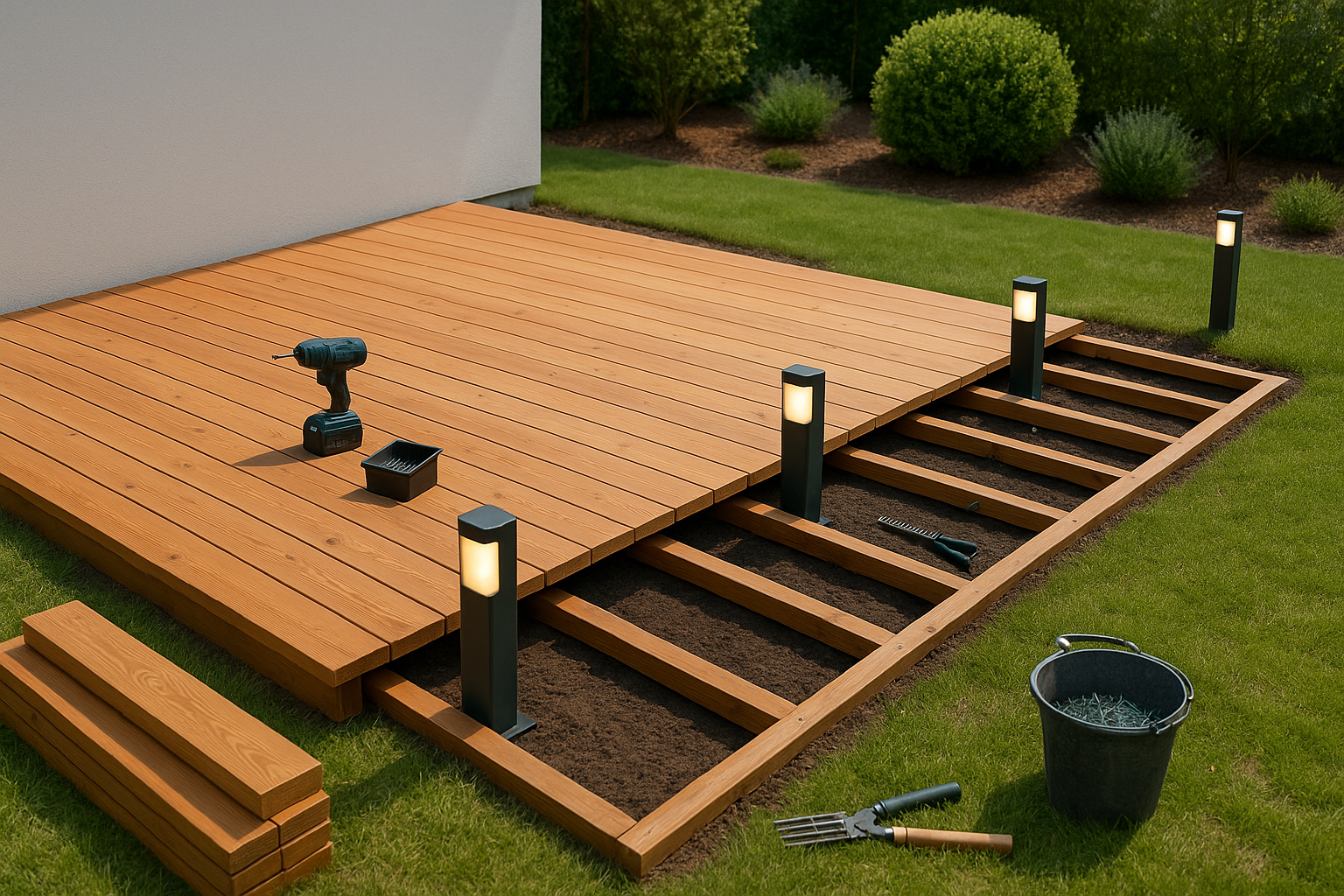 Terrasse – Holz & Unterkonstruktion